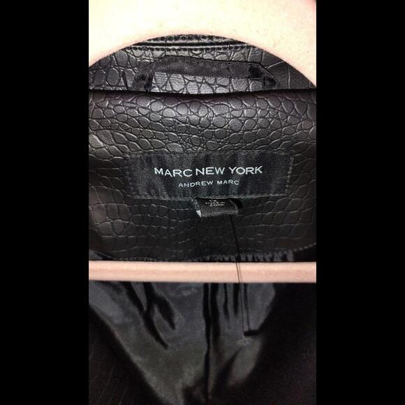 Marc New York by Andrew Marc Stylish Leather Jacket size 1x - Picture 3 of 6
